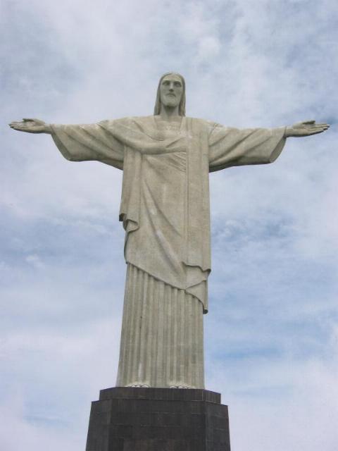 Rio de Janeiro / The Statue of Christ at the hill of Corcovado
