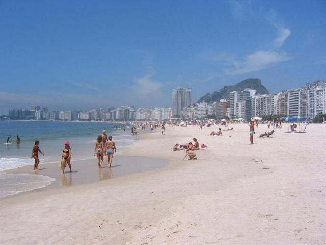 Rio de Janeiro / At the beach of Copacabana